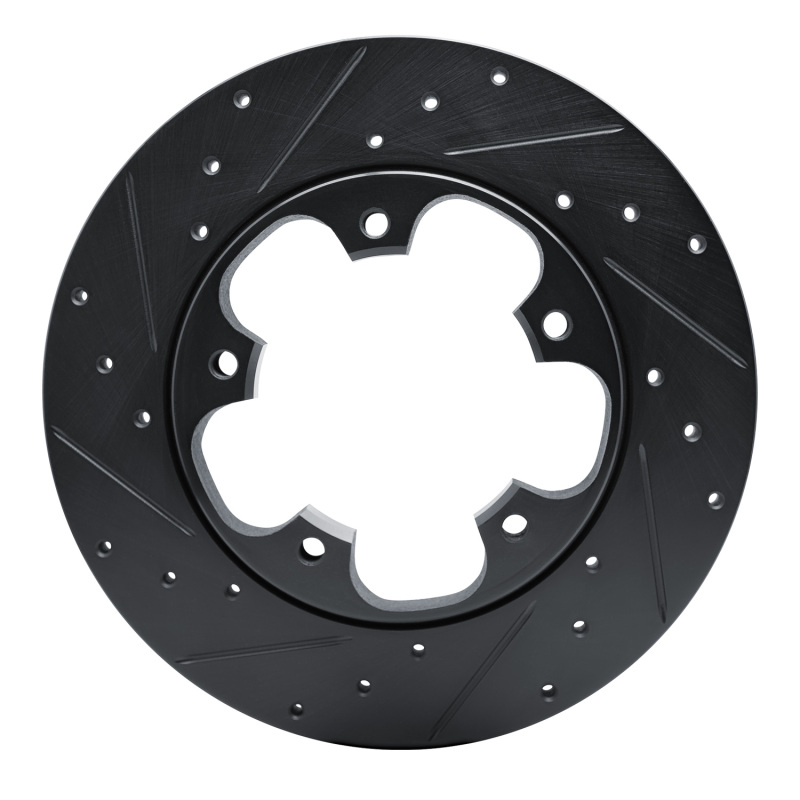 Ford Transit-250 Brake Rotor (1) - Rear Left - R1 Concepts - Drilled & Slotted - Black - `15-`25 Ford Transit-250 Brake Rotor (1) - Rear Left - R1 Concepts - Drilled & Slotted - Black - `15-`25